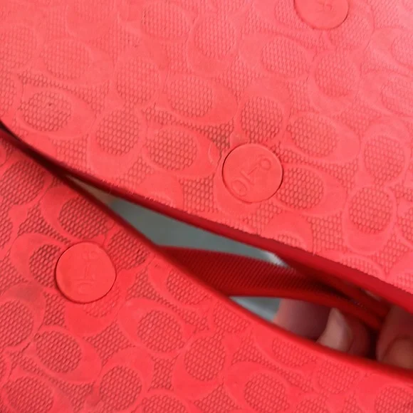 Coach women’s flip flops size 9/10 - Picture 5 of 5